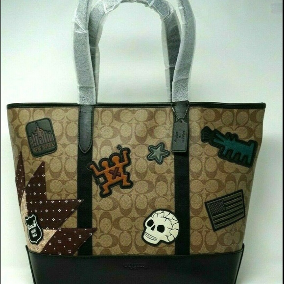 Coach X Keith Haring Limited Edition Men's Tote - Picture 1 of 3